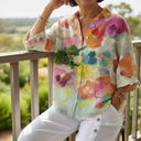 Elara Watercolor Dreams Blouse