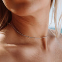 Poppy Dainty Beaded Choker Necklace, view 5