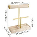 Etta Double-Layer Jewellery Stand with Ring Tray, view 2