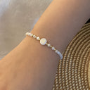 Rina Initial Pearl Bracelet, view 12