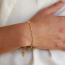 Jessamine Paperclip Chain Bracelet, view 3