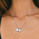 Romy Ocean Charm Necklace with Sun, Shell and Freshwater Pearl, view 10