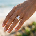 Margot Gold Marquise Ring Set, view 2