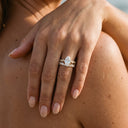 Margot Gold Marquise Ring Set, view 4