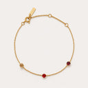 Ivana Birthstone Charm Chain Bracelet, view 2