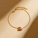 Talulah Two Stone Zircon Bracelet, view 3