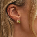 Flavia Personalised Toi et Moi Birthstone Stud Earrings, view 2