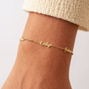 Peony Personalised Name Bracelet