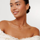 Sylvie Minimalist Ring Pendant Necklace, view 3