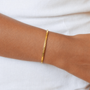 Clarissa Slim Minimal Bangle Bracelet