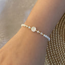 Rina Initial Pearl Bracelet, view 16