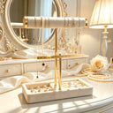 Etta Double-Layer Jewellery Stand with Ring Tray
