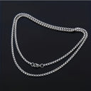 Pierce Square Link Chain Necklace, view 8