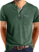 Bicheno Men's Premium Round Neck Pocket T-Shirt, view 6