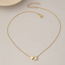 Heart Initial Necklace A to Z, Dainty Gold Letter Necklace for Women