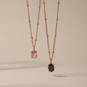 Rosalie Black Oval Cubic Zirconia Pendant Necklace, view 8