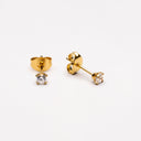 Sidonie Zircon Stud Earrings, view 4