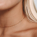 Monique Dainty Chain Choker Necklace, view 4