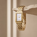 Freya Gold Mother-of-Pearl Dial Watch for Women, view 9