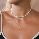 Tessa Personalised Initial Letter Necklace, view 7