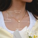 Lydia Mother of Pearl Paperclip Choker Necklace, view 7