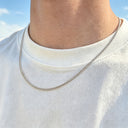 Owen Men's Fine Curb Chain Necklace, view 5