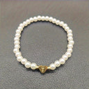 A-Z Pearl Beaded Bracelet
