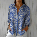 Frederikke Blue Garden Blouse