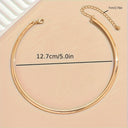 Gold Collar Necklace for Women, Statement Choker Necklace