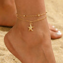 Nerina Sea Charm Anklet, view 18