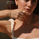 Emeline Square Link Tile Bracelet, view 7