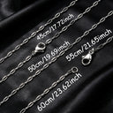 Bryce Men's Paperclip Chain Necklace, view 6