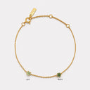 Ivana Birthstone Charm Chain Bracelet, view 7