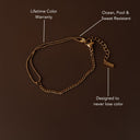 Annette Minimal Stacking Chain Bracelet, view 5