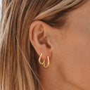 Mirella Minimalist Drop Earrings, view 8