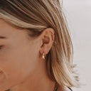 Mirella Minimalist Drop Earrings, view 4