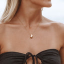Adela Gold Drop Pendant Necklace, view 16