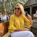 Thea Vintage Blouse With Floral Pattern