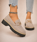 Fern breathable mesh loafers with gold-tone hardware, view 6