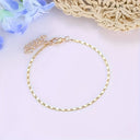 Lia Sparkle Chain Anklet, view 3