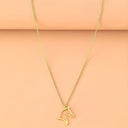 Horse Head Pendant Necklace for Women, Minimalist Gold or Silver Horse Necklace