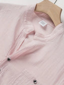 Coolangatta Men's High Collar V-Cut Short Sleeve Shirt, view 19