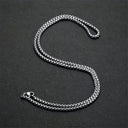 Pierce Square Link Chain Necklace, view 5