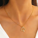 Horse Head Pendant Necklace for Women, Minimalist Gold or Silver Horse Necklace