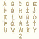 Initial Bracelet A to Z for Women, Black Cord with Gold Letter and Heart Charm