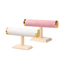 Emma T-Shaped Wooden Bracelet and Watch Display Stand Set of 2, view 5