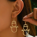 Noel Snowman Earrings