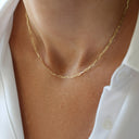 Gold Chain Necklace, 316L Stainless Steel, 18K Gold Plated, Tarnish Resistant, 45 to 60 cm
