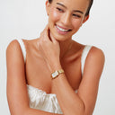 Freya Gold Mother-of-Pearl Dial Watch for Women, view 8