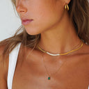 Pippa Emerald Green Zircon Pendant Necklace, view 7